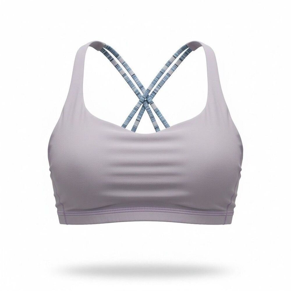 Lululemon Periwinkle Blue Size 2 Free To Be Sports Bra Excellent